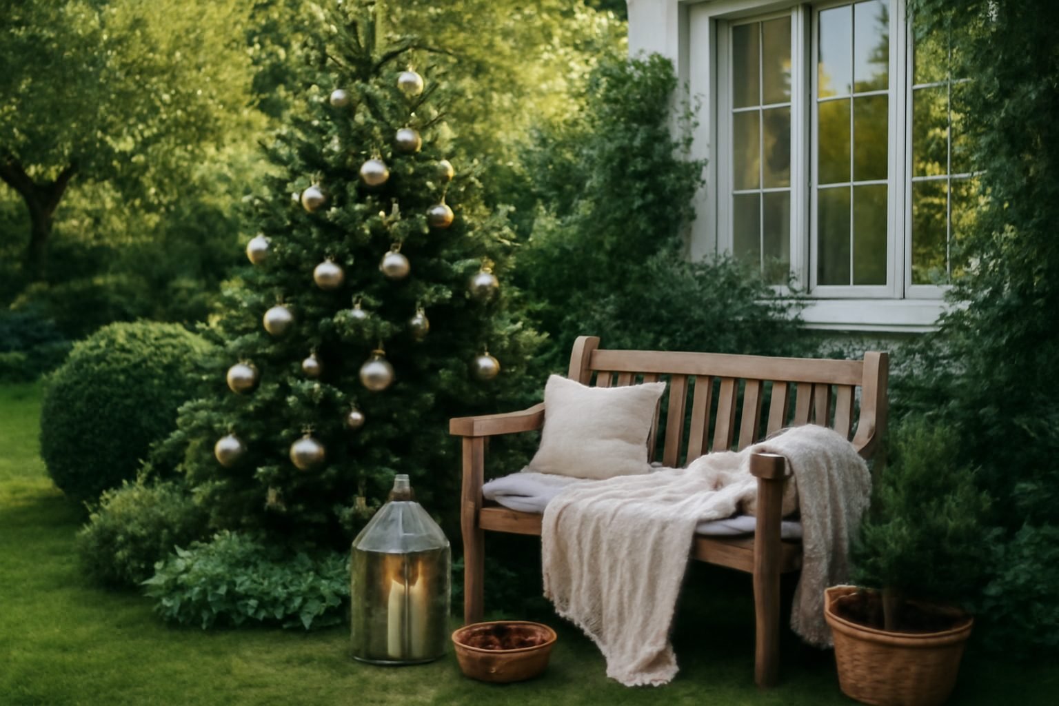 Weihnachtsdeko Outdoor für Babys erstes Jahr