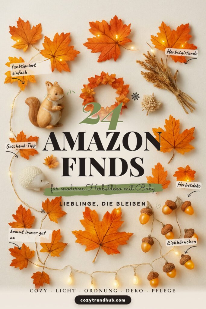 24 Amazon-Finds für moderne Herbstdeko mit Baby, die sofort Freude machen