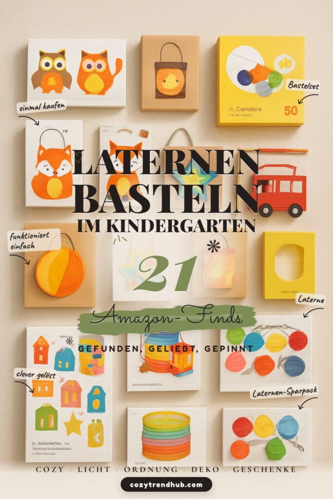 Laternen basteln im Kindergarten: 21 Amazon-Finds, kreative Ideen