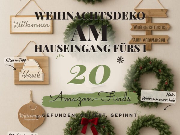 Weihnachtsdeko am Hauseingang fürs Babyjahr: 20 Amazon-Finds, süß