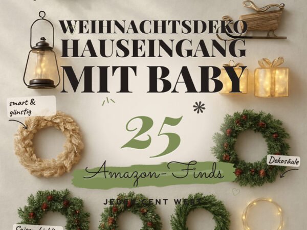 Weihnachtsdeko Hauseingang mit Baby: 25 Amazon-Finds, sicher