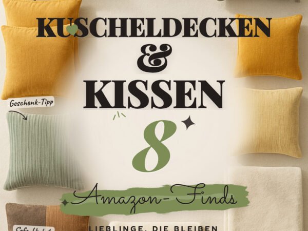 Kuscheldecken & Kissen: 8 Amazon-Finds, für dein Sofa-Upgrade
