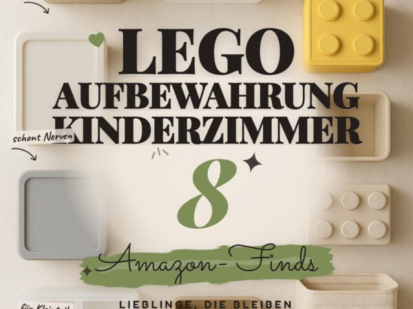 LEGO-Aufbewahrung Kinderzimmer: 8 Amazon-Finds, schnell sortiert