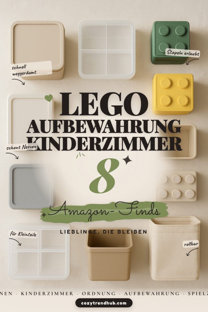 LEGO-Aufbewahrung Kinderzimmer: 8 Amazon-Finds, schnell sortiert