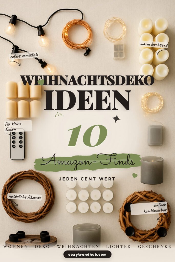 Weihnachtsdeko-Ideen: 10 Amazon-Finds, schnell festlich zuhause