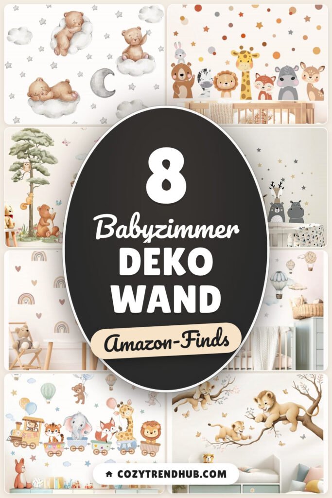 Babyzimmer Deko Wand: 8 Amazon-Finds, sanfte Akzente ohne Bohren
