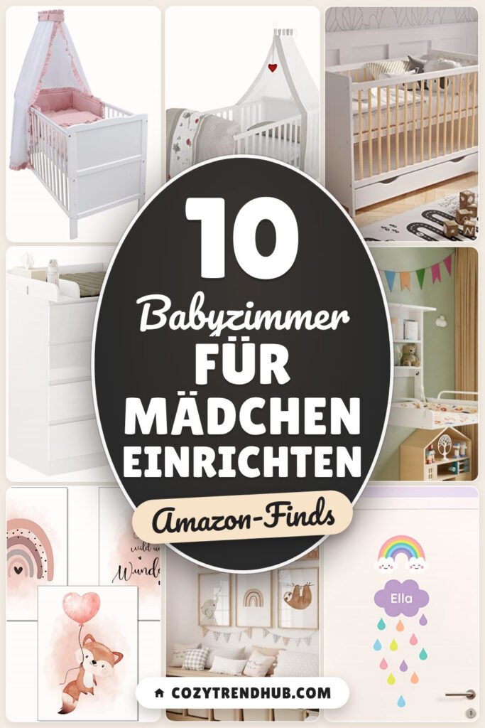 Babyzimmer für Mädchen einrichten: 10 Amazon-Finds, zarte Töne