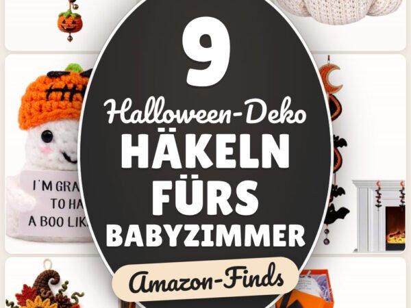 Halloween-Deko häkeln fürs Babyzimmer: 9 Amazon-Finds, sanft und süß