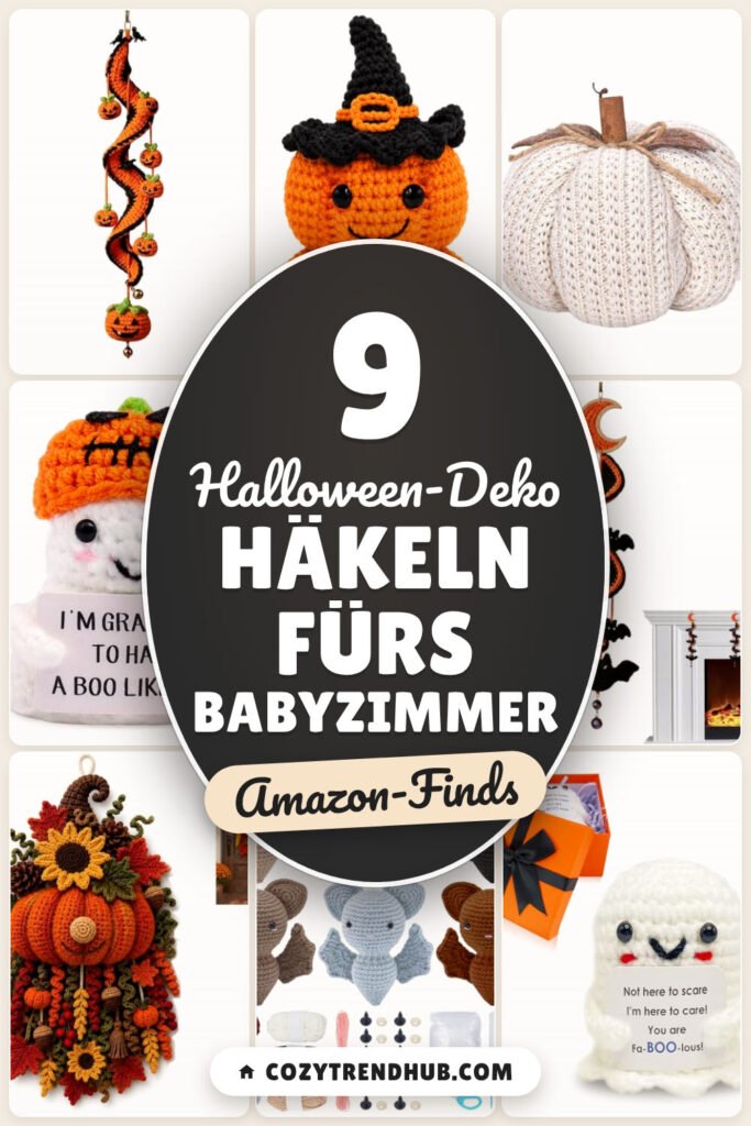 Halloween-Deko häkeln fürs Babyzimmer: 9 Amazon-Finds, sanft und süß