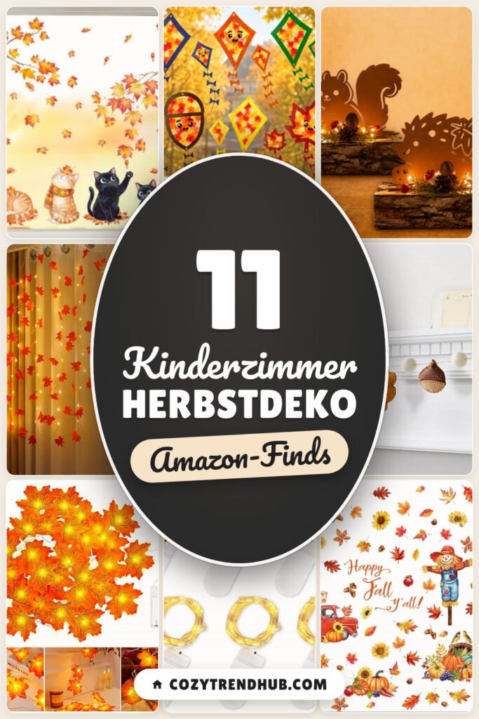 Kinderzimmer Herbstdeko: 11 Amazon-Finds, kuschelig & spielbereit