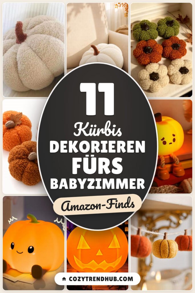 Kürbis dekorieren fürs Babyzimmer: 11 Amazon-Finds, sanft & cozy