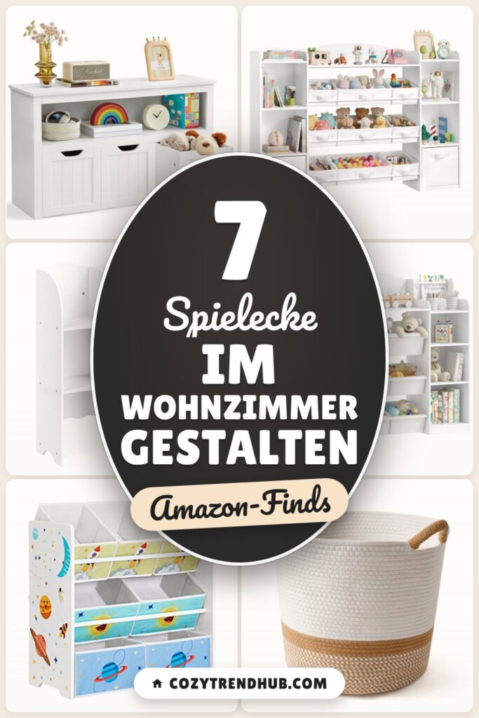 Spielecke im Wohnzimmer gestalten: 7 Amazon-Finds, aufgeräumt