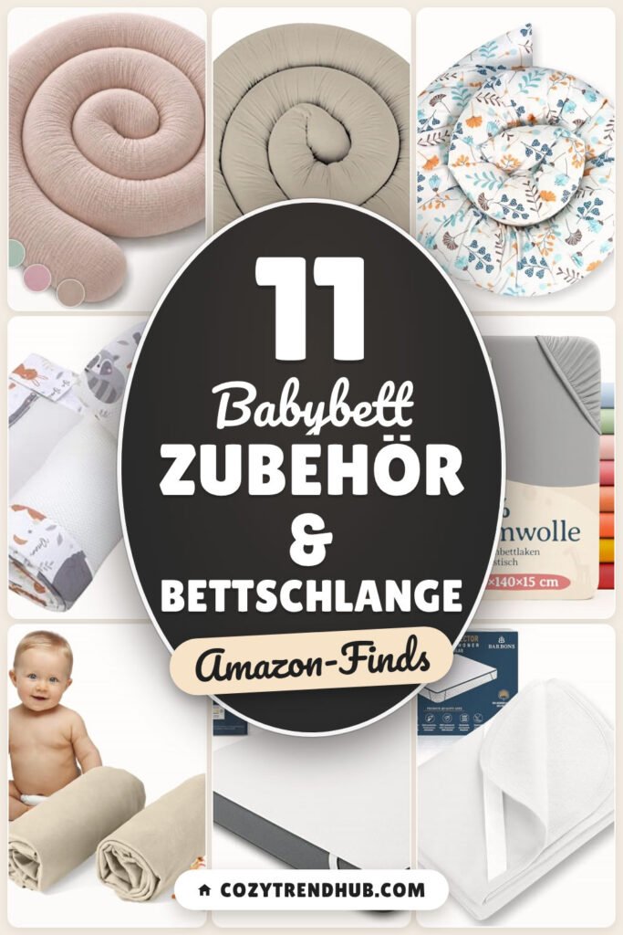Babybett Zubehör & Bettschlange: 11 Amazon-Finds, weich und sicher