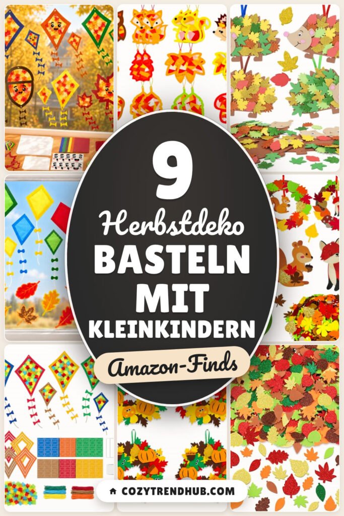 Herbstdeko basteln mit Kleinkindern: 9 Amazon-Finds, schnell gemacht
