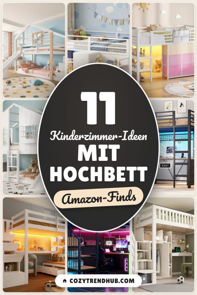Kinderzimmer-Ideen mit Hochbett: 11 Amazon-Finds, mehr Stauraum