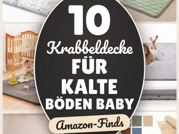 Krabbeldecke für kalte Böden Baby: 10 Amazon-Finds, warm gepolstert