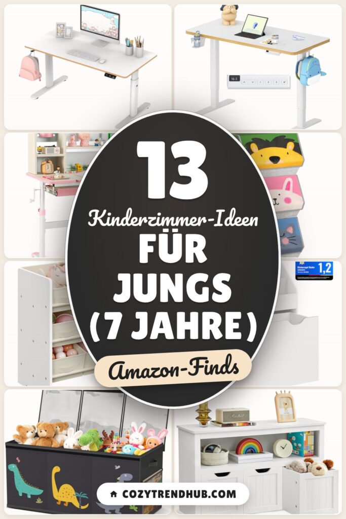 Kinderzimmer-Ideen für Jungs (7 Jahre): 13 Amazon-Finds, aufgeräumt