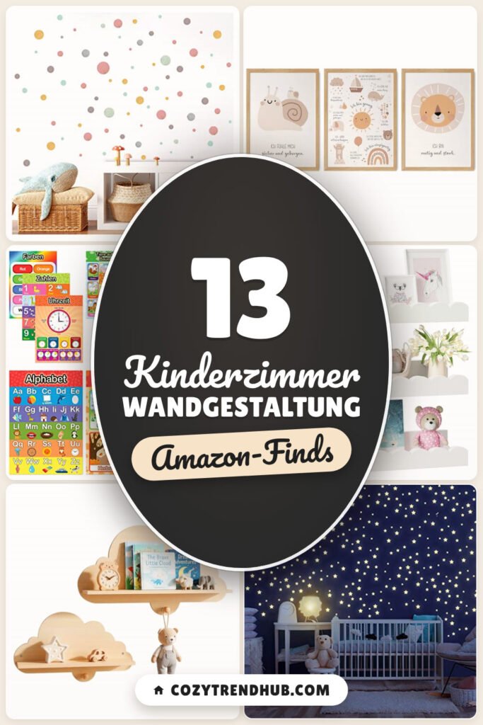 Kinderzimmer Wandgestaltung: 13 Amazon-Finds, schnell aufgefrischt