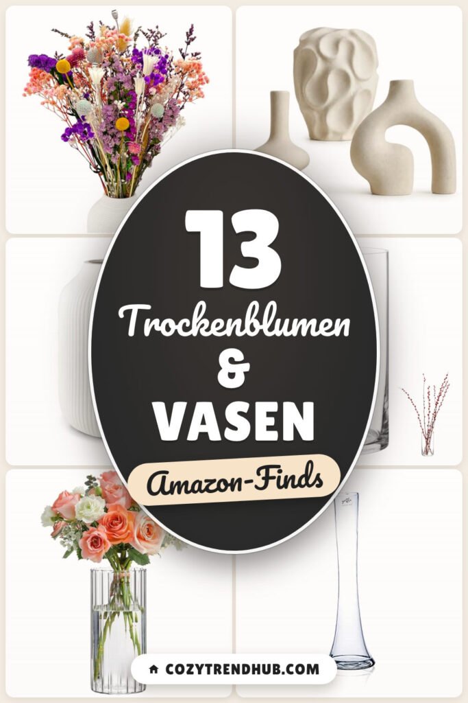 Trockenblumen & Vasen: 13 Amazon-Finds, natürlich kombinieren