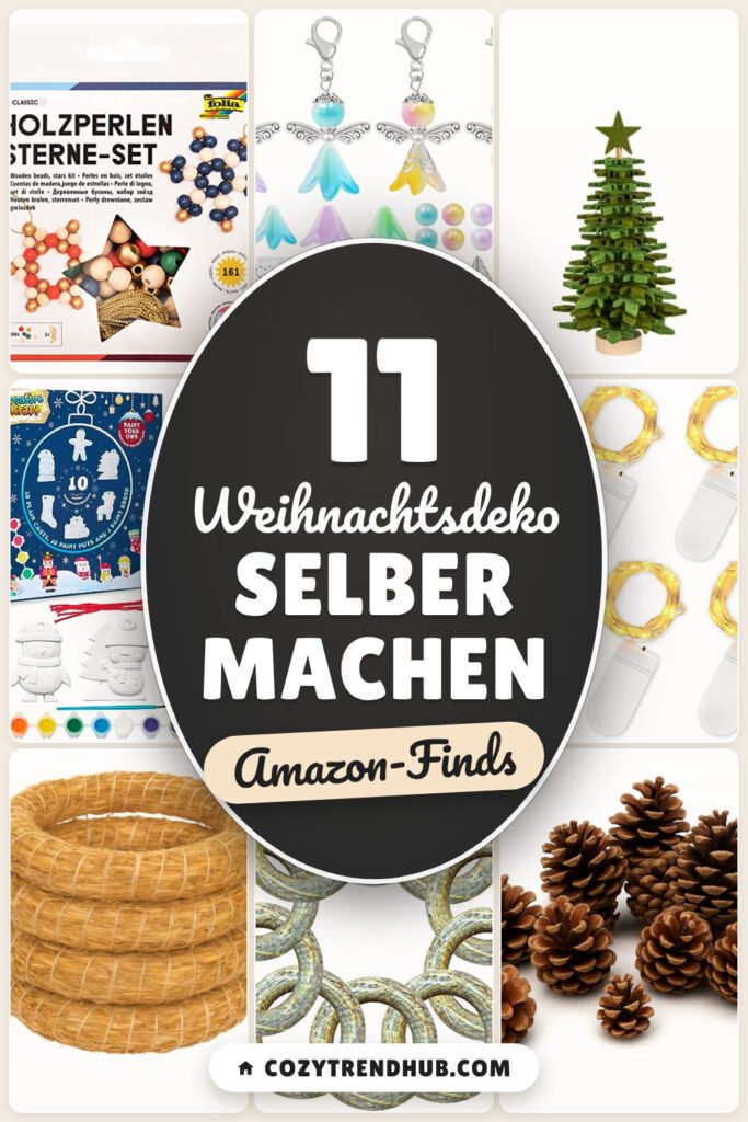 Weihnachtsdeko selber machen: 11 Amazon-Finds, schnell umgesetzt