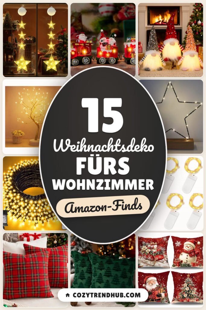 Weihnachtsdeko fürs Wohnzimmer: 15 Amazon-Finds, schnell gemütlich