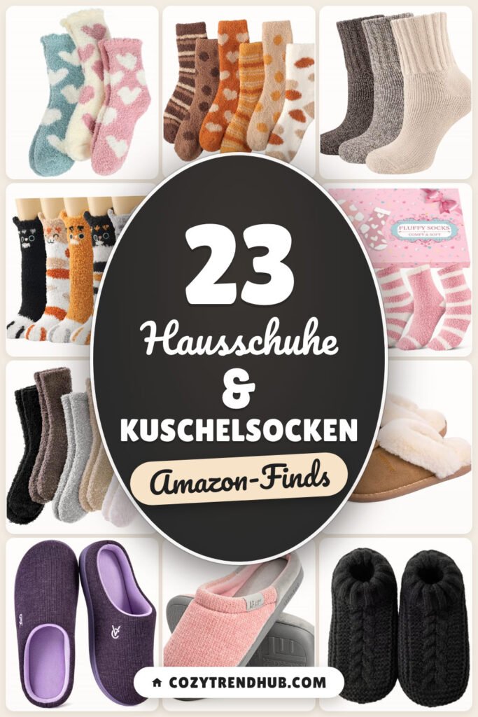 Hausschuhe & Kuschelsocken: 23 Amazon-Finds, warm durch den Winter