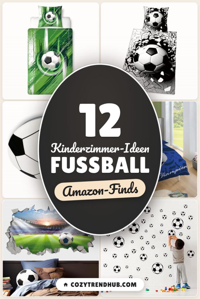 Kinderzimmer-Ideen Fußball: 12 Amazon-Finds, schnell umsetzbar
