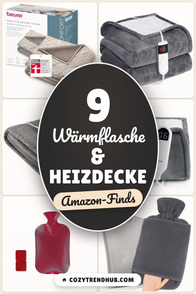 Wärmflasche & Heizdecke: 9 Amazon-Finds, warm durch den Abend