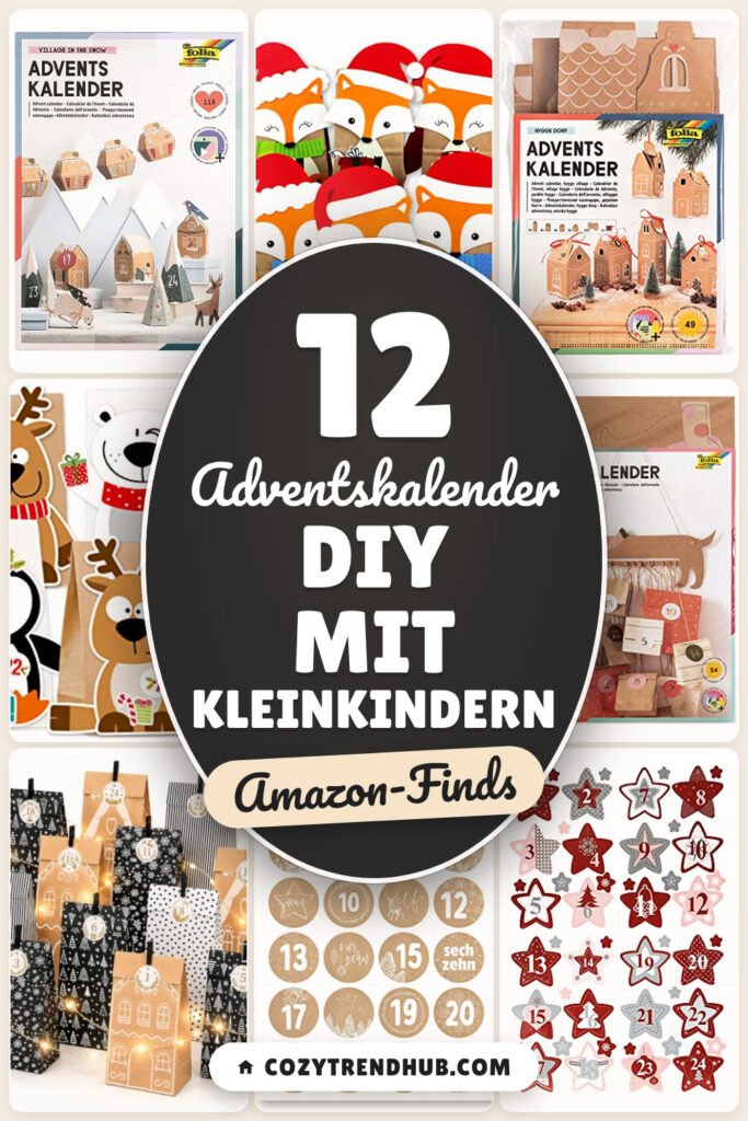 Adventskalender DIY mit Kleinkindern: 12 Amazon-Finds, stressfrei