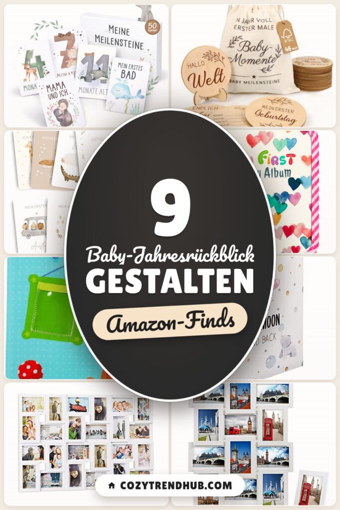 Baby-Jahresrückblick gestalten: 9 Amazon-Finds, süße Erinnerungen