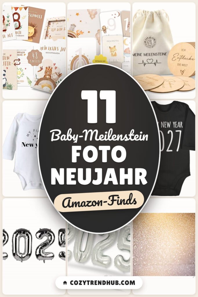 Baby-Meilenstein Foto Neujahr: 11 Amazon-Finds, schnell dekoriert