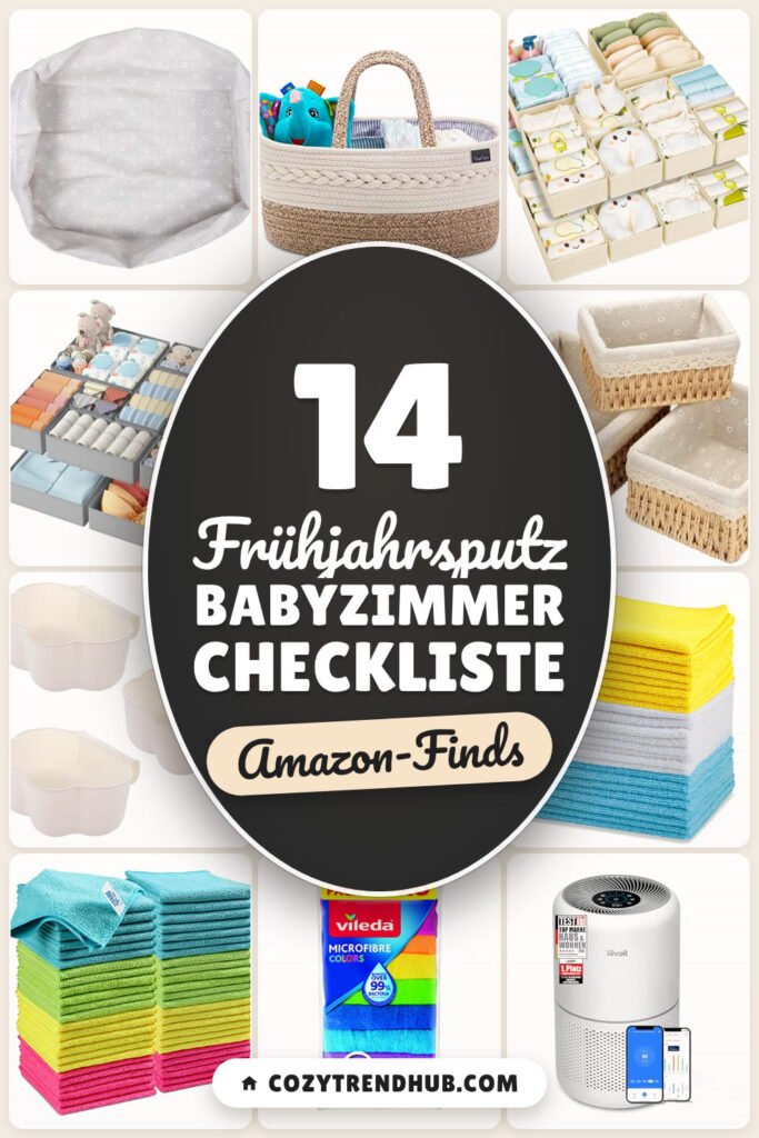 Frühjahrsputz Babyzimmer Checkliste: 14 Amazon-Finds, fix erledigt