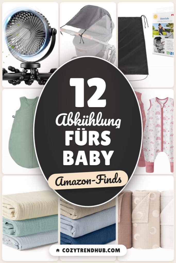 Abkühlung fürs Baby: 12 Amazon-Finds, sanft durch den Sommer