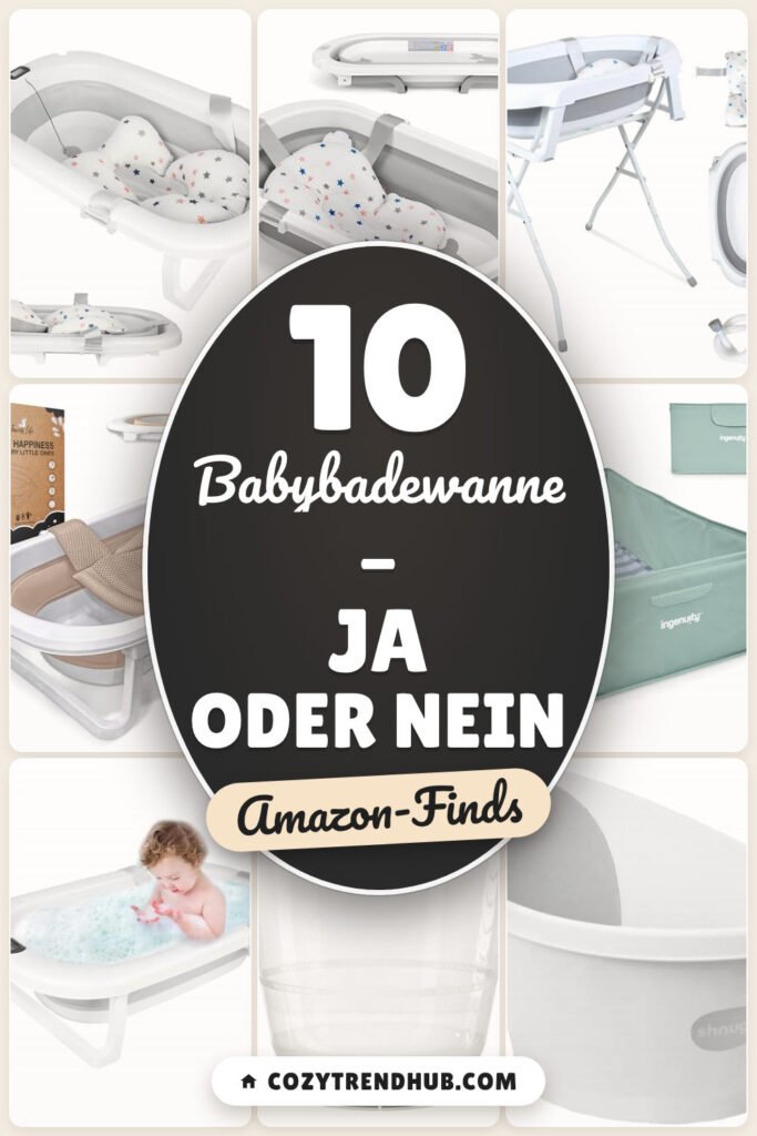 Babybadewanne – ja oder nein: 10 Amazon-Finds, entspannt baden