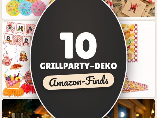 Grillparty-Deko: 10 Amazon-Finds, schnell gestylt