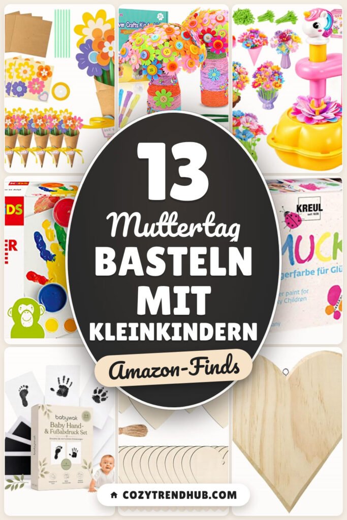 Muttertag basteln mit Kleinkindern: 13 Amazon-Finds, einfache Ideen