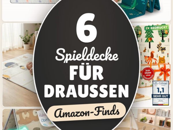 Spieldecke für draußen: 6 Amazon-Finds, weich und wasserfest