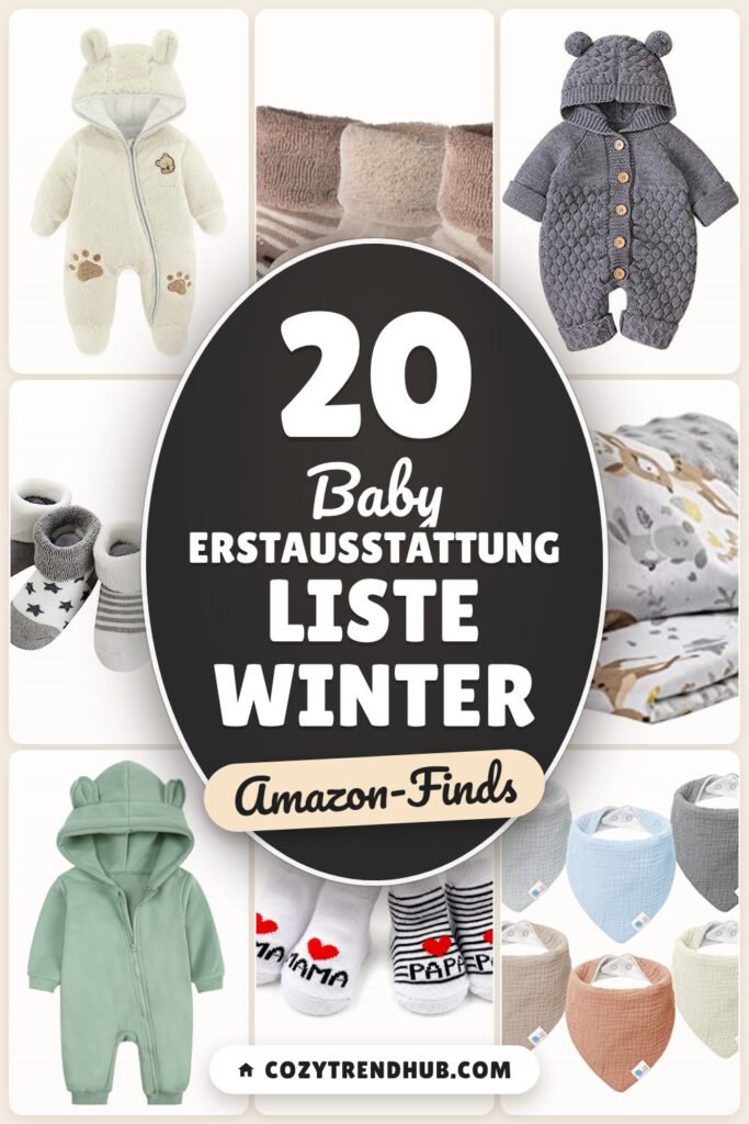 Baby Erstausstattung Liste Winter: 20 Amazon-Finds