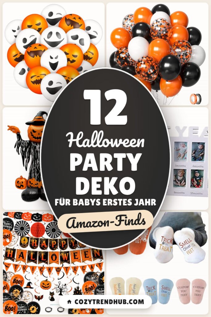 Halloween Party Deko für Babys erstes Jahr: 12 Amazon-Finds
