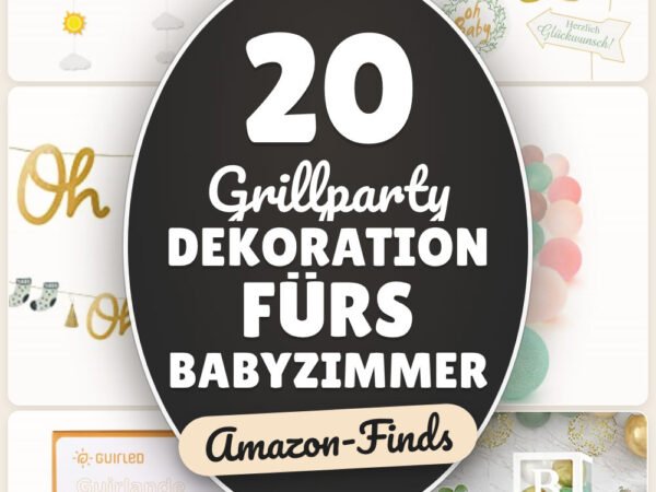 Grillparty Dekoration fürs Babyzimmer: 20 Amazon-Finds