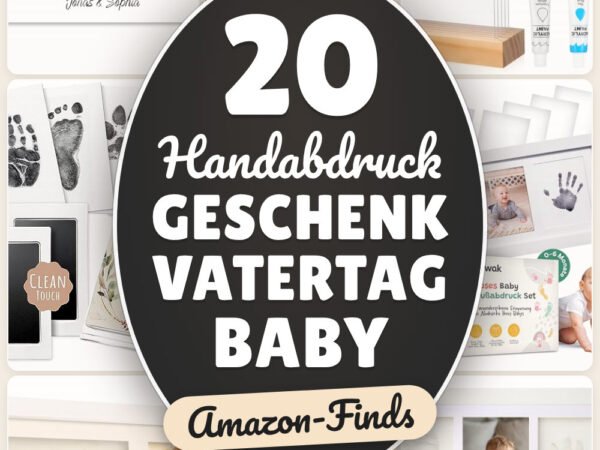 Handabdruck Geschenk Vatertag Baby: 20 Amazon-Finds, die jeder braucht