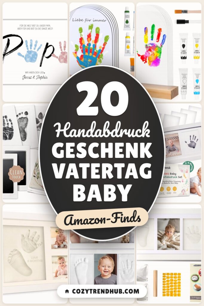 Handabdruck Geschenk Vatertag Baby: 20 Amazon-Finds, die jeder braucht