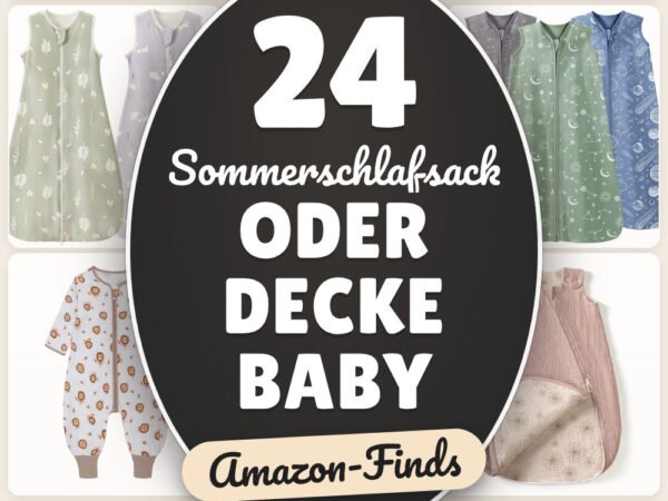 Sommerschlafsack oder Decke Baby: 24 Amazon-Finds, die du lieben wirst