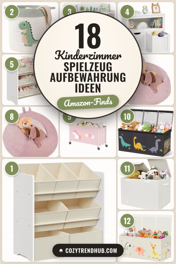 Kinderzimmer Spielzeug Aufbewahrung Ideen: 18 Amazon-Finds