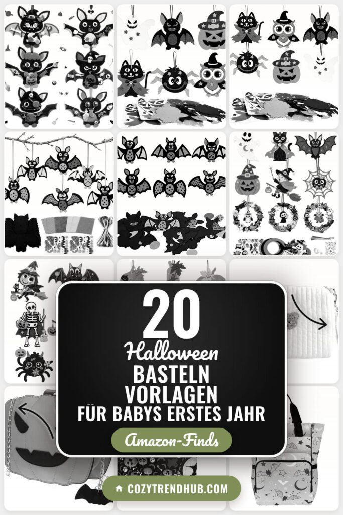 Halloween basteln Vorlagen für Babys erstes Jahr: 20 Amazon-Finds