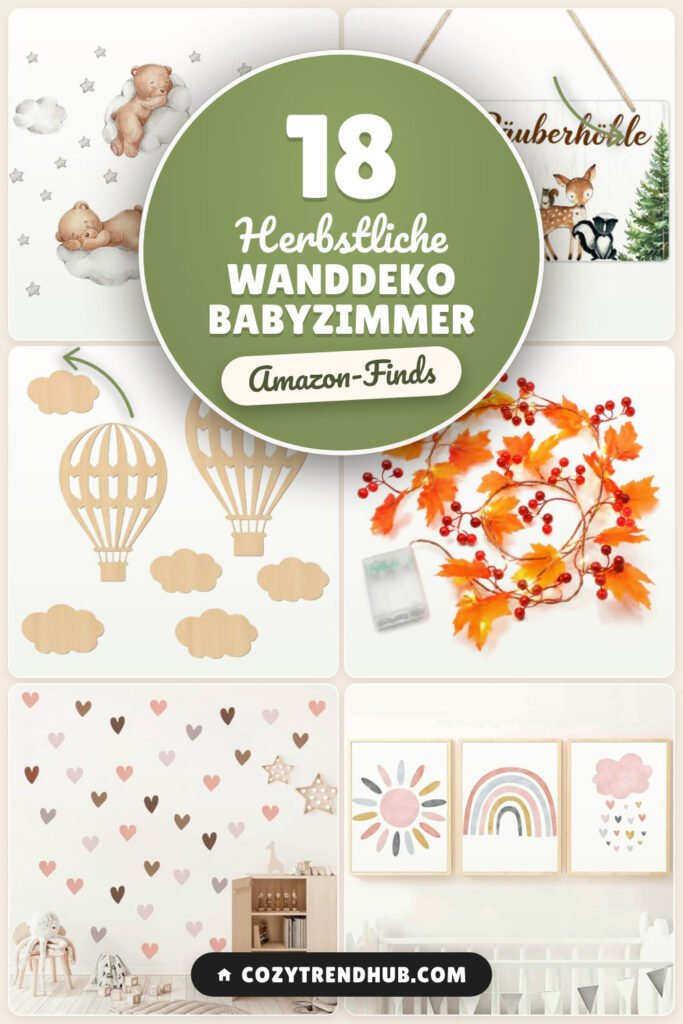 Herbstliche Wanddeko Babyzimmer: 18 Amazon-Finds