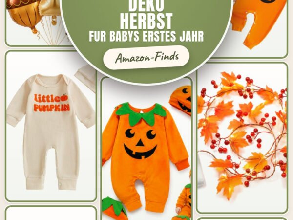Kürbis Deko Herbst für Babys erstes Jahr: 25 Amazon-Finds
