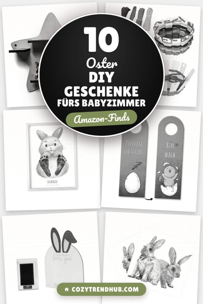 Oster DIY Geschenke fürs Babyzimmer: 10 Amazon-Finds
