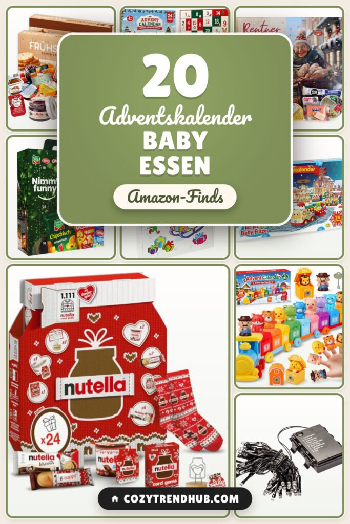 Adventskalender Baby Essen: 20 Amazon-Finds, die sofort Freude machen