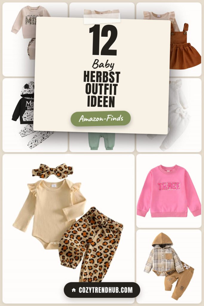 Baby Herbst Outfit Ideen: 12 Amazon-Finds, die sofort Freude machen